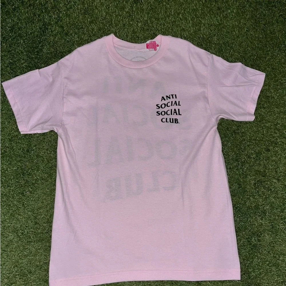 Anti Social Social Club Light Pink Tee - Picture 2 of 2